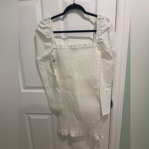 Aritzia Wilfred Maelys Dress Size Small White New With Tags